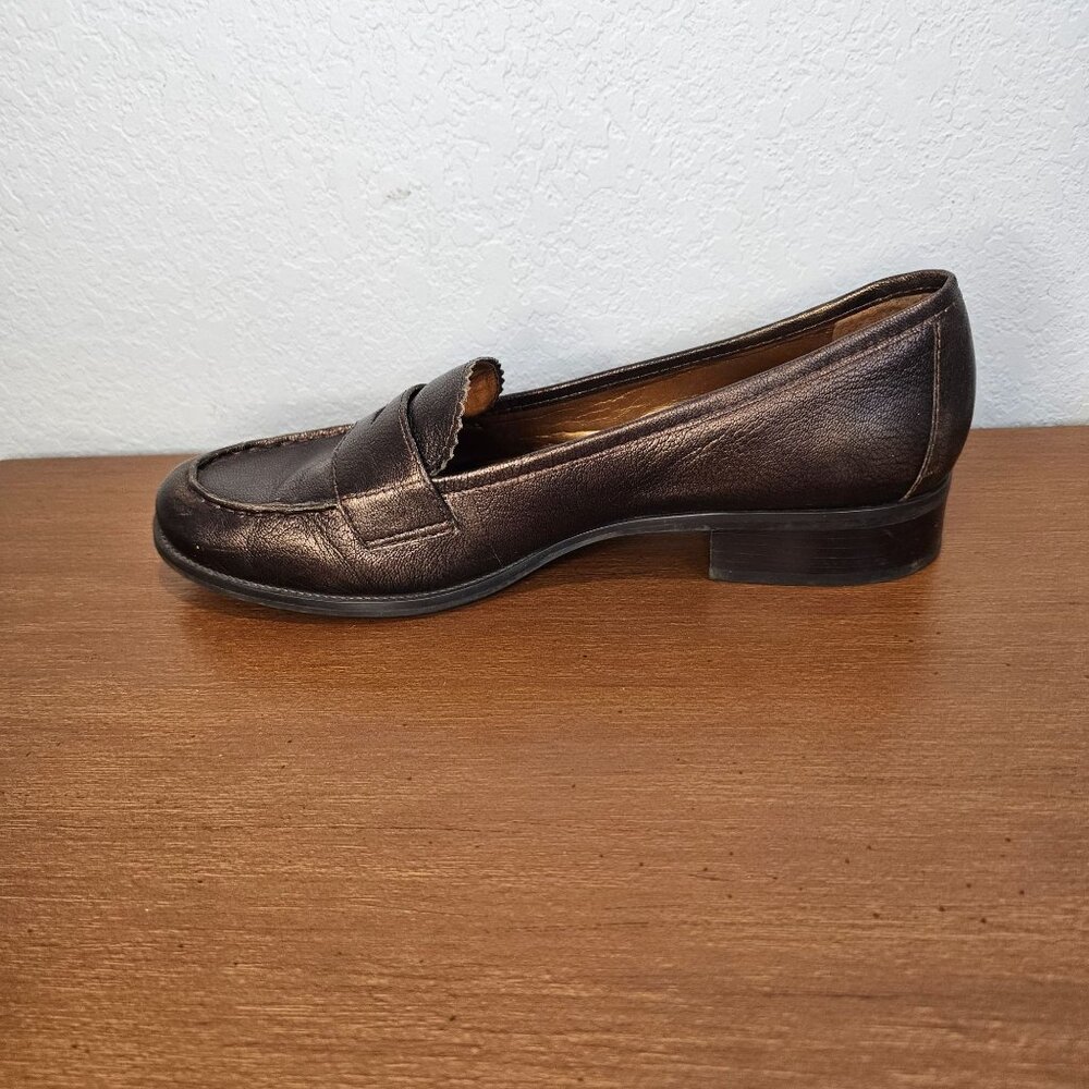 Men's Franco Sarto‎ Dress Shoe Loafer Black Size 10 - Picture 4 of 11